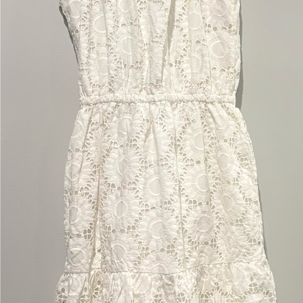 Lilly Pulitzer White Floral Lace Dress